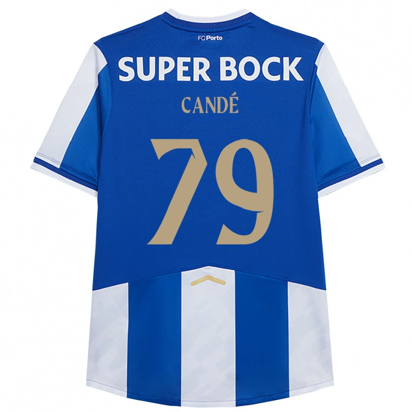 Danxenキッズウマロ・カンデ#79ブルー ホワイトホームシャツ2025/26ジャージーユニフォーム