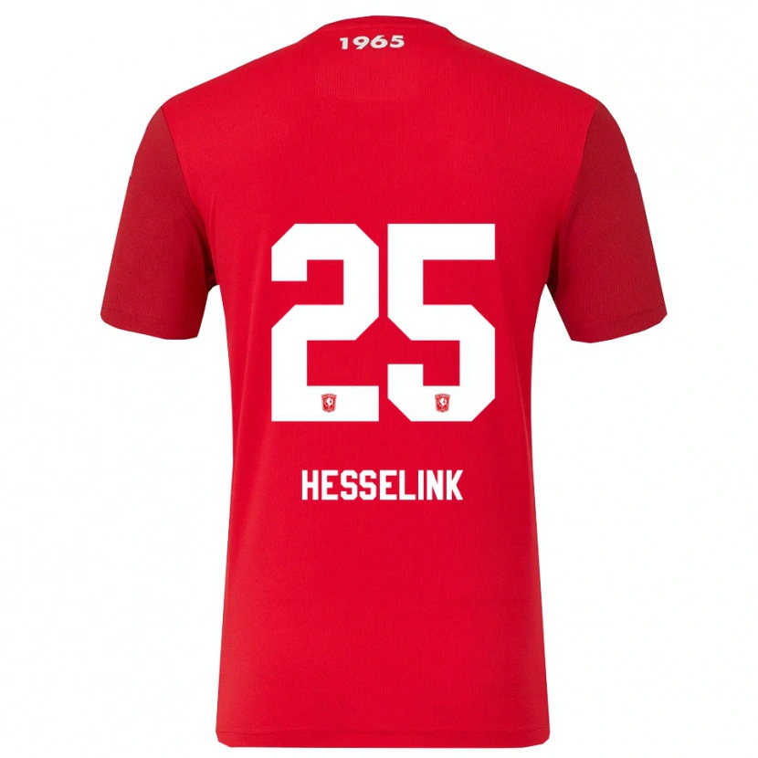 Danxenキッズルーカス・フェネホール・オブ・ヘッセリン#25レッド ホワイトホームシャツ2025/26ジャージーユニフォーム