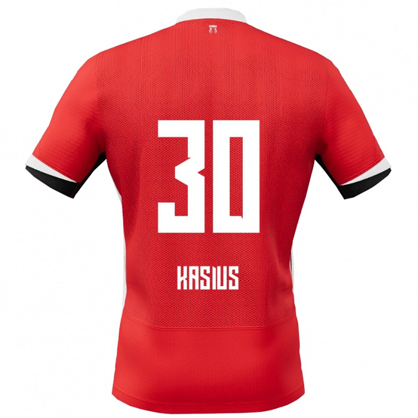 Danxenキッズデンソ・カシウス#30レッド ホワイトホームシャツ2025/26ジャージーユニフォーム