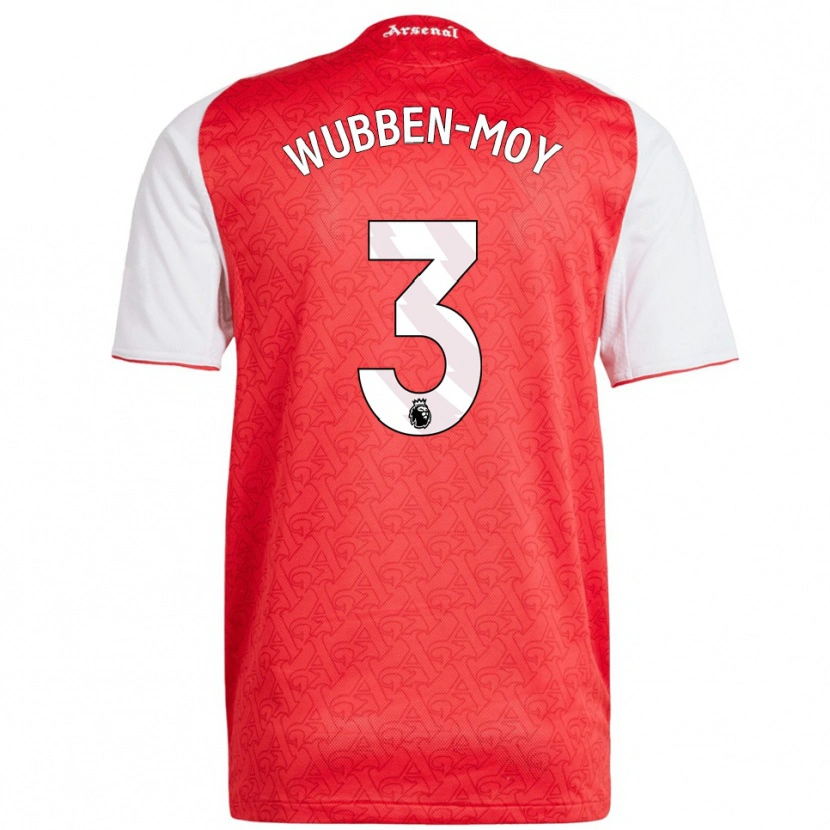 Danxenキッズロッテ・ウーベンモイ#3レッド ホワイトホームシャツ2025/26ジャージーユニフォーム