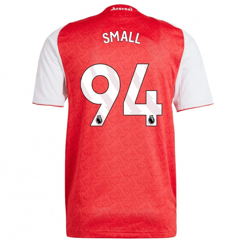 Danxenキッズコビー・スモール#94レッド ホワイトホームシャツ2025/26ジャージーユニフォーム