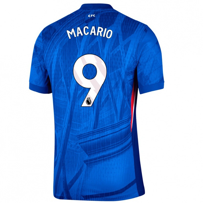 Danxenキッズカタリナ・マカリオ#9ブルー ホワイトホームシャツ2025/26ジャージーユニフォーム