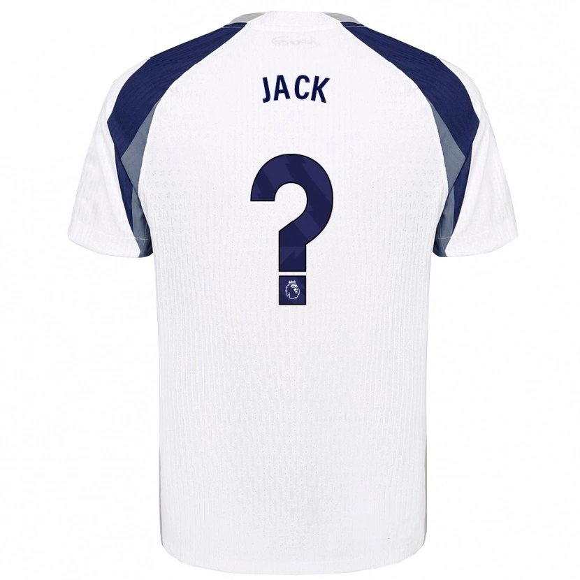 DanxenキッズMikel Jack#0ホワイト ネイビーホームシャツ2025/26ジャージーユニフォーム