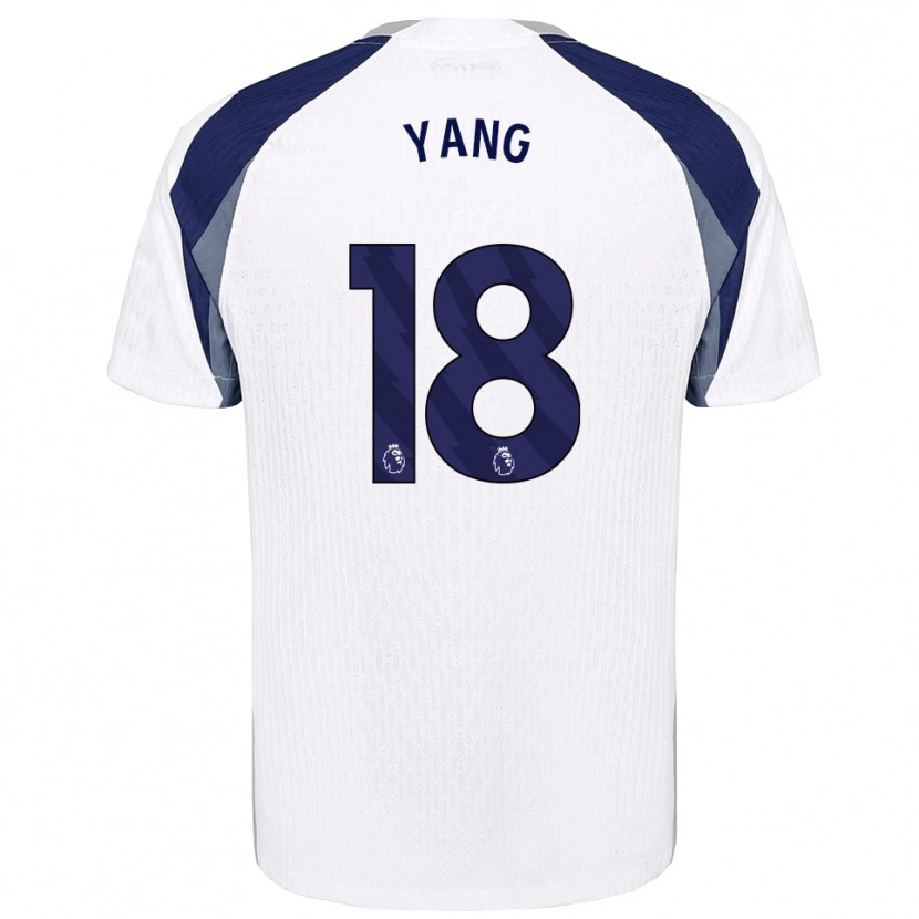 Danxenキッズ梁民赫#18ホワイト ネイビーホームシャツ2025/26ジャージーユニフォーム