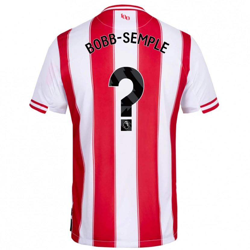 DanxenキッズDomeiro Bobb-Semple#0レッド ホワイトホームシャツ2025/26ジャージーユニフォーム