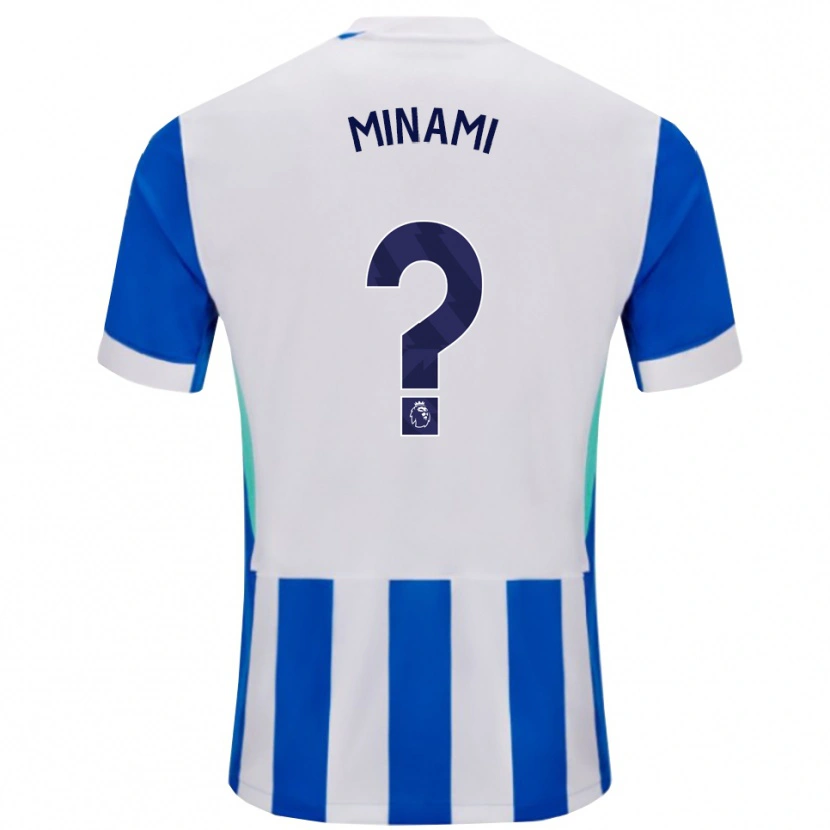 Danxenキッズ南萌華#0ブルー ホワイトホームシャツ2025/26ジャージーユニフォーム