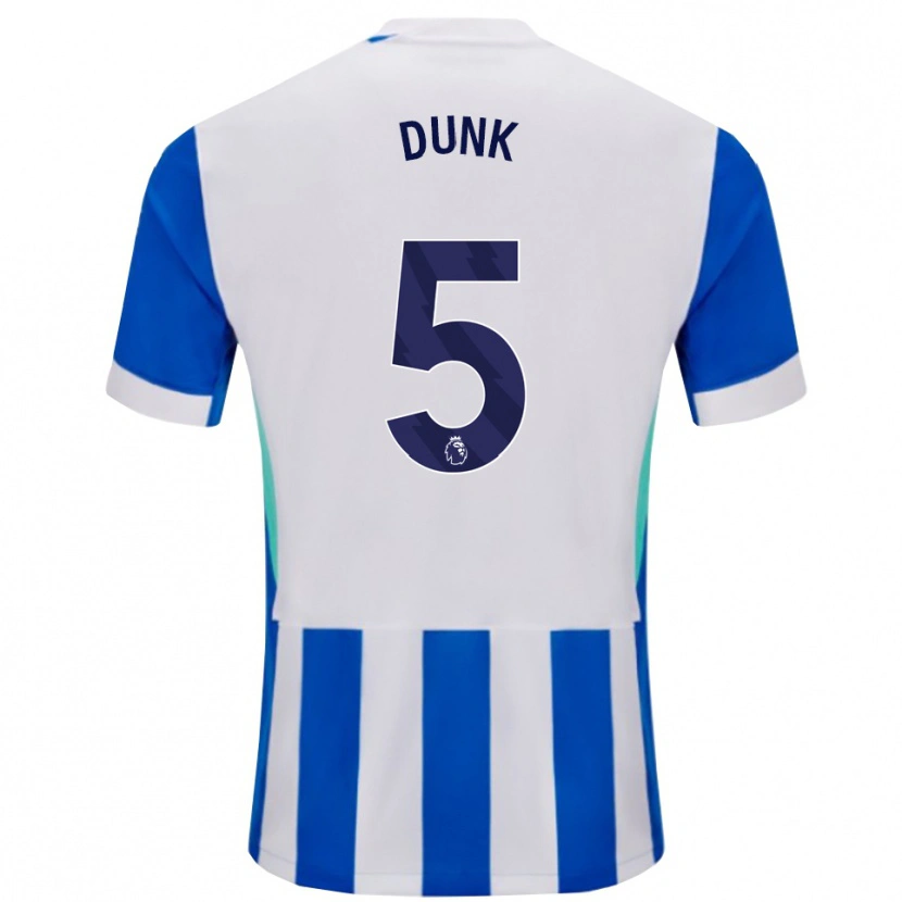 Danxenキッズルイス・ダンク#5ブルー ホワイトホームシャツ2025/26ジャージーユニフォーム