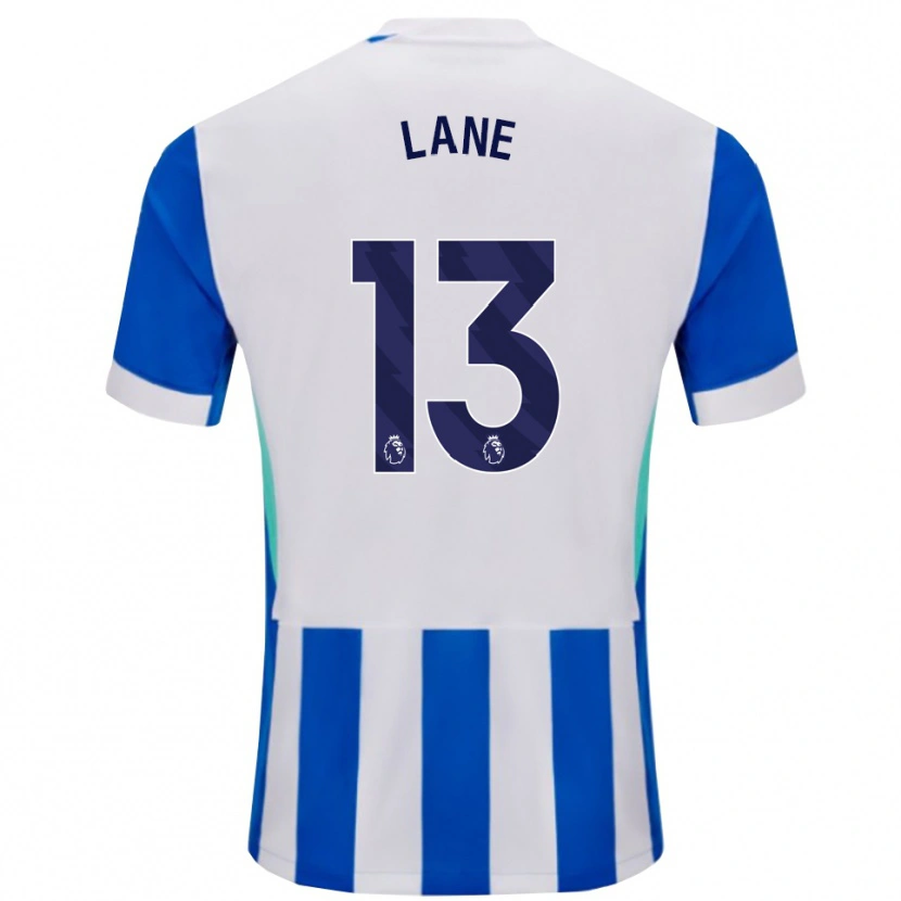 DanxenキッズDarius Lane#13ブルー ホワイトホームシャツ2025/26ジャージーユニフォーム