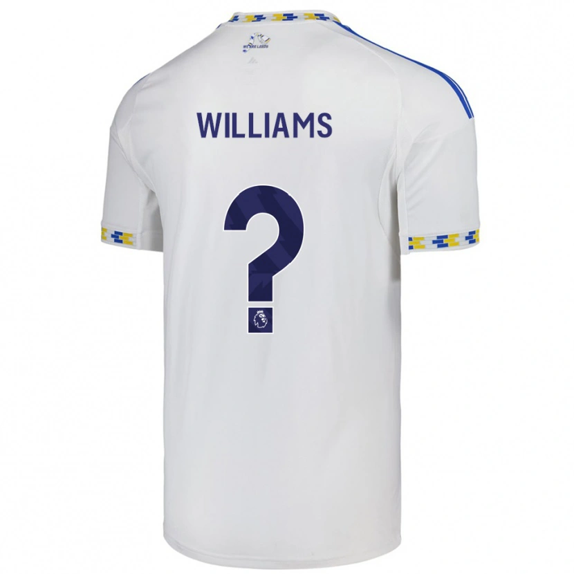 DanxenキッズPaige Williams#0ホワイト ブルーホームシャツ2025/26ジャージーユニフォーム