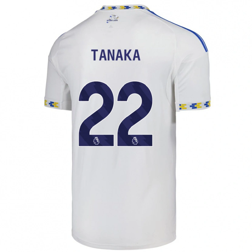 Danxenキッズ田中碧#22ホワイト ブルーホームシャツ2025/26ジャージーユニフォーム