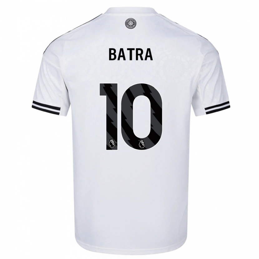 DanxenキッズAnand Batra#10ホワイト ブラックホームシャツ2025/26ジャージーユニフォーム