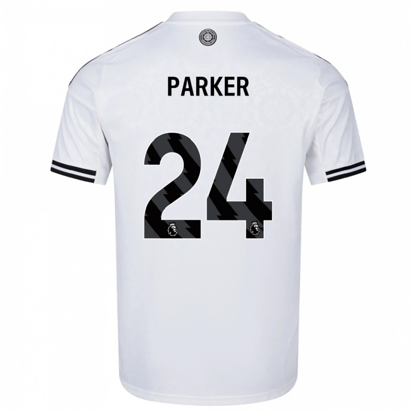 DanxenキッズBeau Parker#24ホワイト ブラックホームシャツ2025/26ジャージーユニフォーム