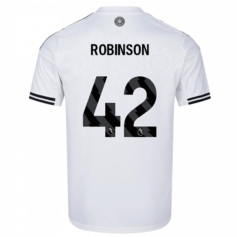 DanxenキッズCharlie Robinson#42ホワイト ブラックホームシャツ2025/26ジャージーユニフォーム