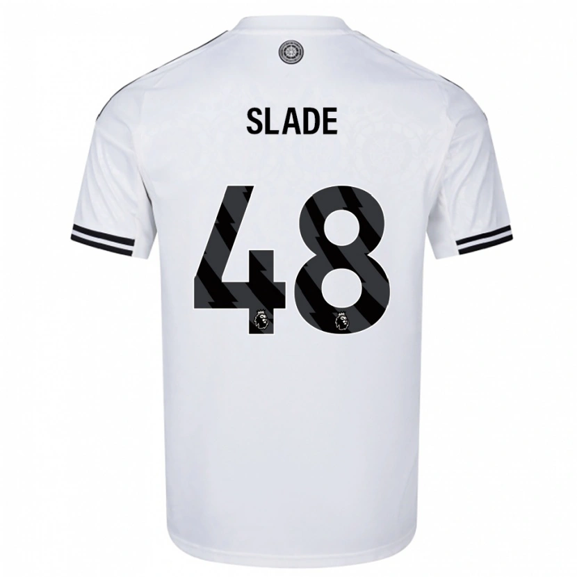 DanxenキッズBradley Slade#48ホワイト ブラックホームシャツ2025/26ジャージーユニフォーム