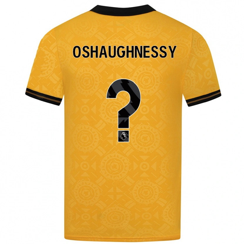 Danxenキッズジョー・オショーネシー#0イエロー ブラックホームシャツ2025/26ジャージーユニフォーム