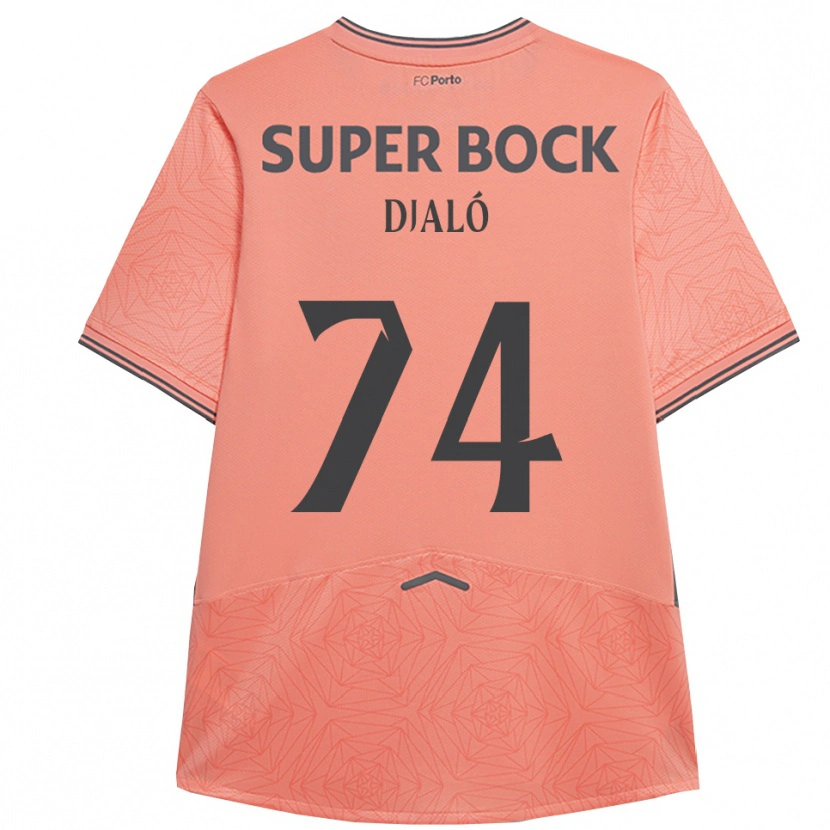Danxenキッズウスマネ・ジャロ#74ピンク ネイビーアウェイシャツ2025/26ジャージーユニフォーム