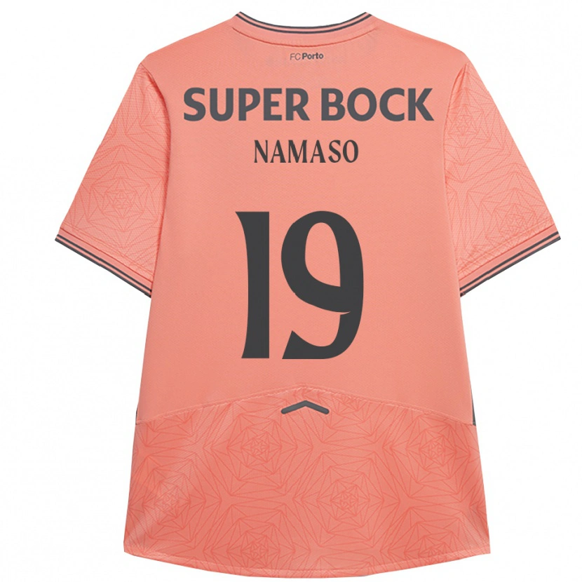 Danxenキッズダニー・ローダー#19ピンク ネイビーアウェイシャツ2025/26ジャージーユニフォーム