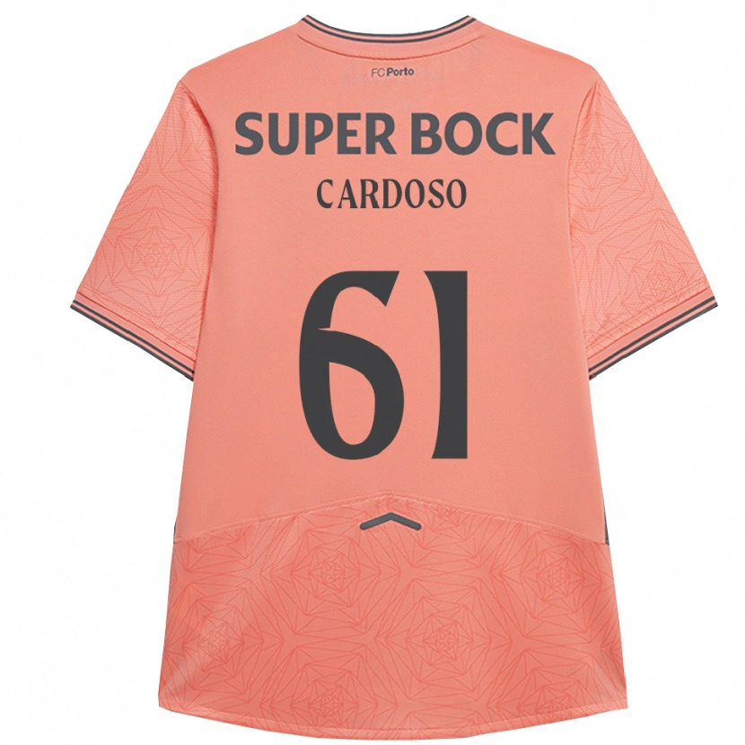 DanxenキッズIvan Cardoso#61ピンク ネイビーアウェイシャツ2025/26ジャージーユニフォーム