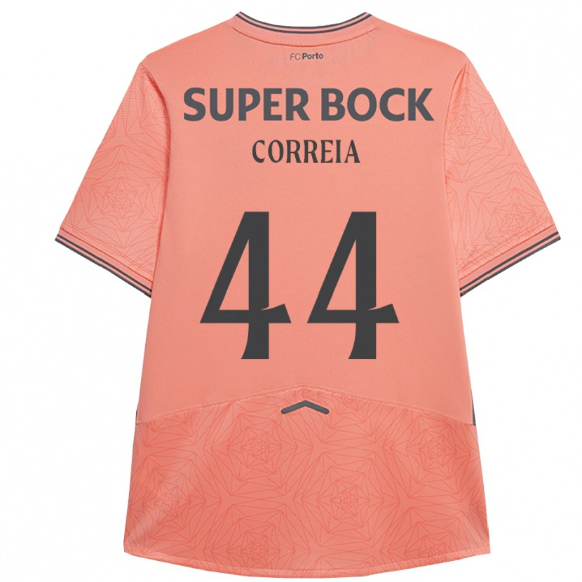 Danxenキッズロマン・コレイア#44ピンク ネイビーアウェイシャツ2025/26ジャージーユニフォーム