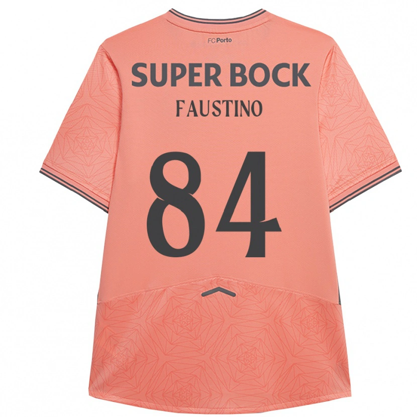 Danxenキッズリーバイ・サムエル・ジュリオ・ファウスティノ#84ピンク ネイビーアウェイシャツ2025/26ジャージーユニフォーム