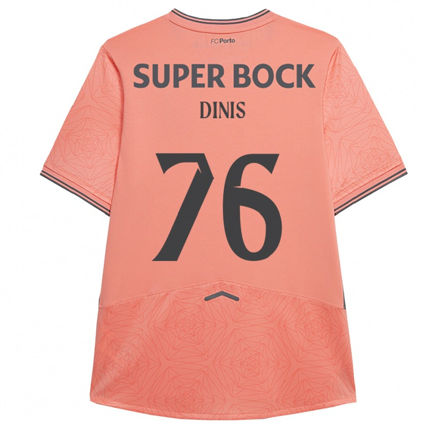 Danxenキッズディニス#76ピンク ネイビーアウェイシャツ2025/26ジャージーユニフォーム