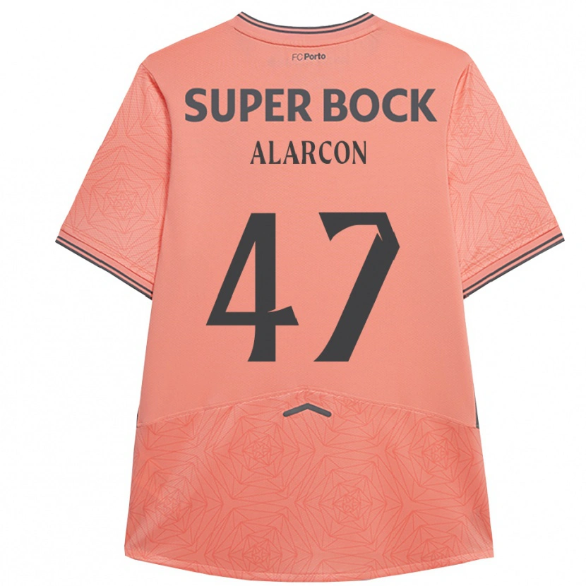 Danxenキッズ天使アラルコン#47ピンク ネイビーアウェイシャツ2025/26ジャージーユニフォーム