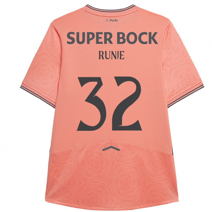 Danxenキッズロコ・リュンジュ#32ピンク ネイビーアウェイシャツ2025/26ジャージーユニフォーム