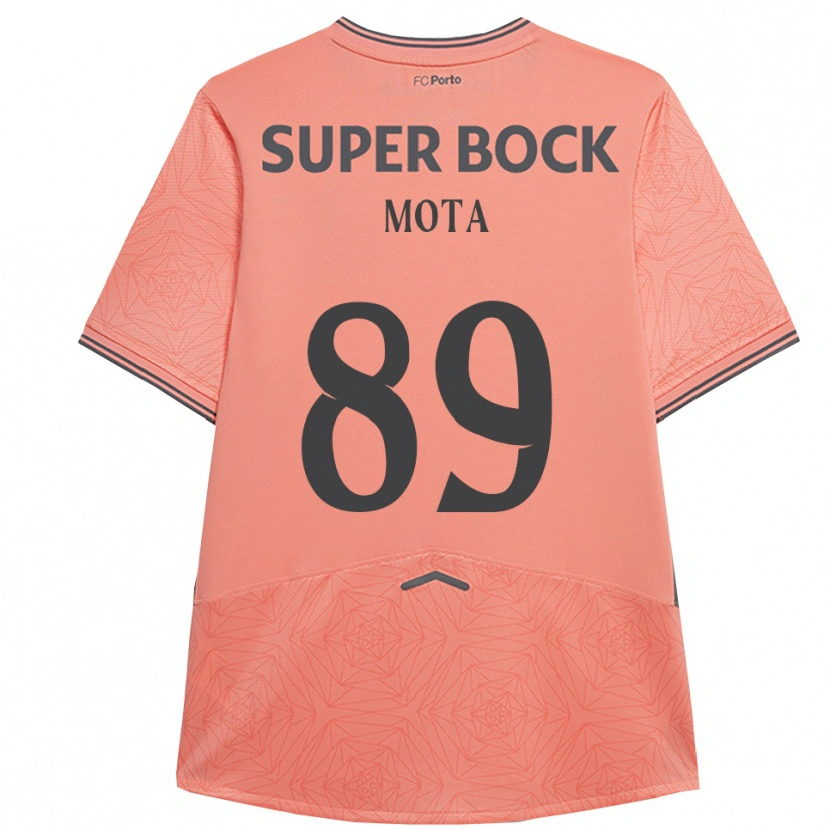 Danxenキッズルイス・モタ#89ピンク ネイビーアウェイシャツ2025/26ジャージーユニフォーム