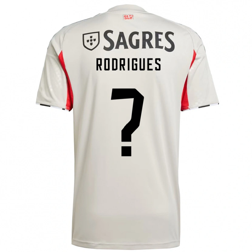 DanxenキッズMiguel Rodrigues#0オフホワイト レッドアウェイシャツ2025/26ジャージーユニフォーム