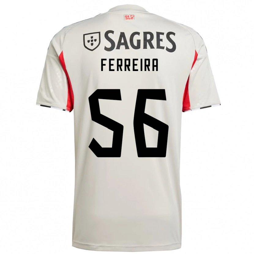 DanxenキッズMartim Ferreira#56オフホワイト レッドアウェイシャツ2025/26ジャージーユニフォーム