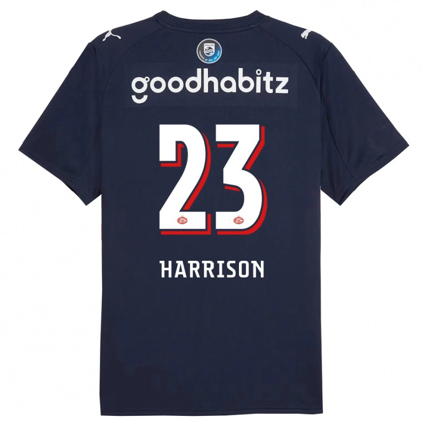Danxenキッズエイミー・ハリソン#23ネイビー ホワイトアウェイシャツ2025/26ジャージーユニフォーム