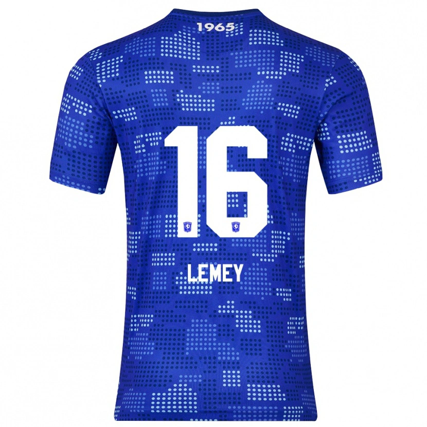 DanxenキッズDiede Lemey#16ブルー スカイブルーアウェイシャツ2025/26ジャージーユニフォーム