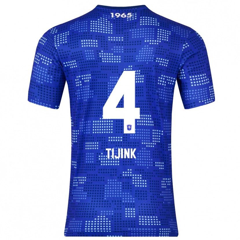 DanxenキッズJop Tijink#4ブルー スカイブルーアウェイシャツ2025/26ジャージーユニフォーム