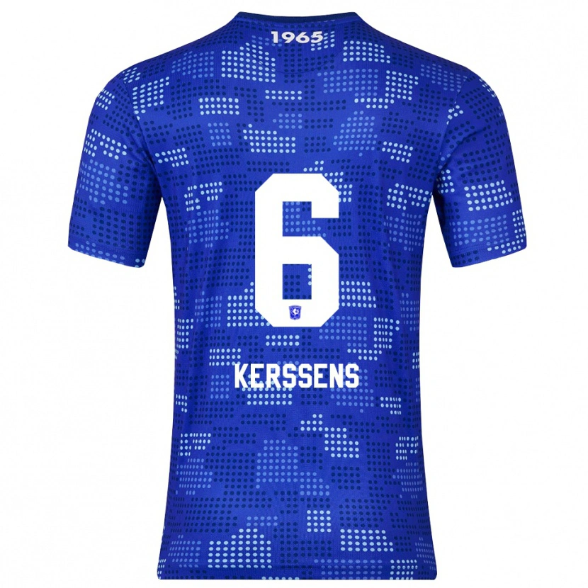 DanxenキッズTom Kerssens#6ブルー スカイブルーアウェイシャツ2025/26ジャージーユニフォーム