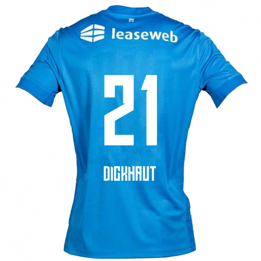 DanxenキッズDamian Dickhaut#21ブルー ホワイトアウェイシャツ2025/26ジャージーユニフォーム