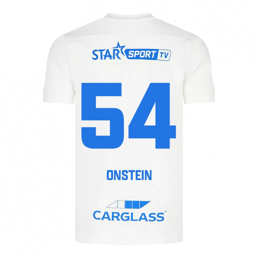 DanxenキッズJuwensley Onstein#54ホワイト ブルーアウェイシャツ2025/26ジャージーユニフォーム