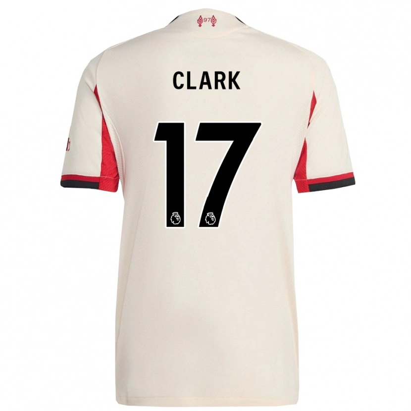 DanxenキッズJenna Clark#17ホワイト ブラックアウェイシャツ2025/26ジャージーユニフォーム