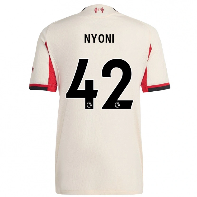Danxenキッズトレイ・バード#42ホワイト ブラックアウェイシャツ2025/26ジャージーユニフォーム
