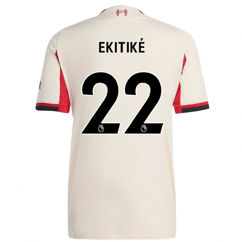Danxenキッズヒューゴ・エキチケ#22ホワイト ブラックアウェイシャツ2025/26ジャージーユニフォーム