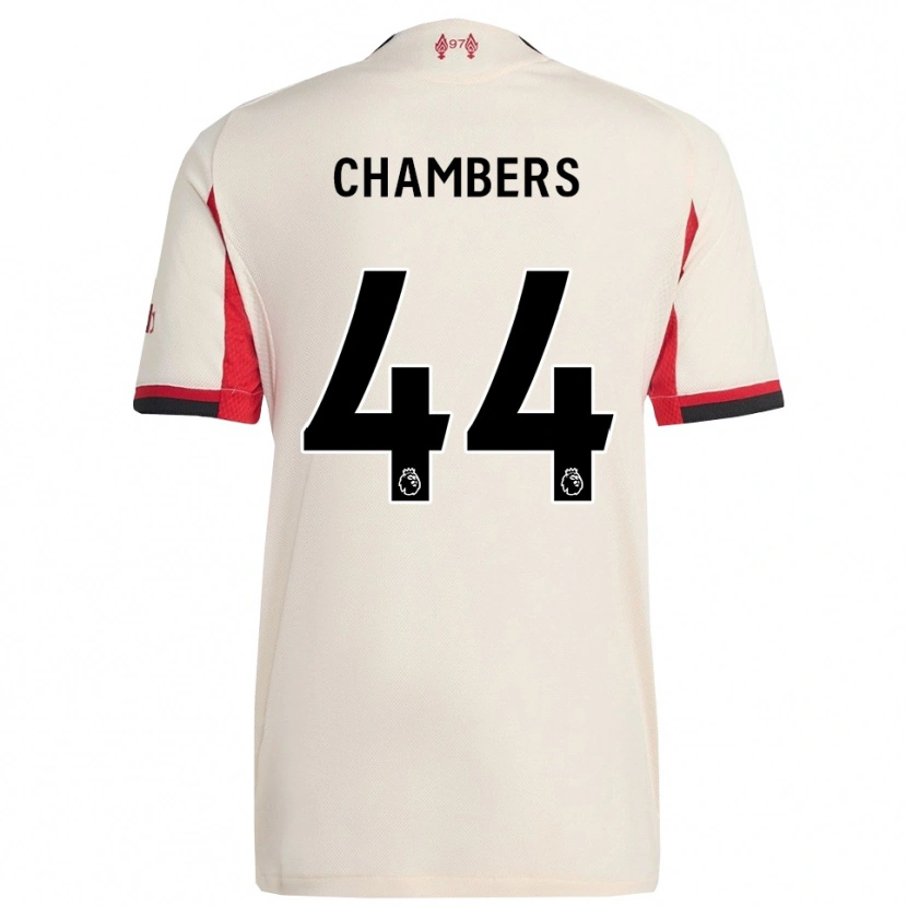 Danxenキッズルーク・チェンバーズ#44ホワイト ブラックアウェイシャツ2025/26ジャージーユニフォーム