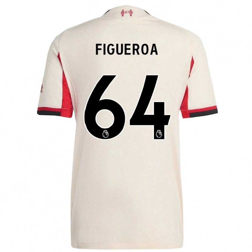 Danxenキッズキーロル・フィゲロア#64ホワイト ブラックアウェイシャツ2025/26ジャージーユニフォーム