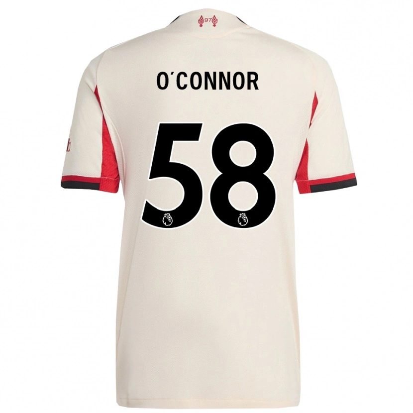 DanxenキッズOliver O'connor#58ホワイト ブラックアウェイシャツ2025/26ジャージーユニフォーム