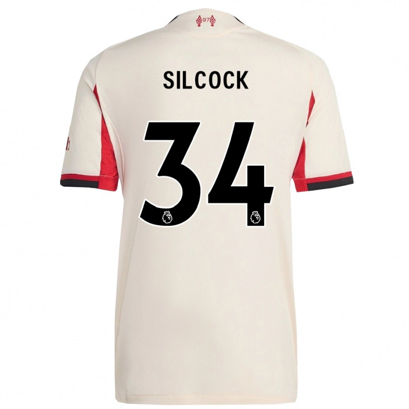 Danxenキッズハンナ・シルコック#34ホワイト ブラックアウェイシャツ2025/26ジャージーユニフォーム