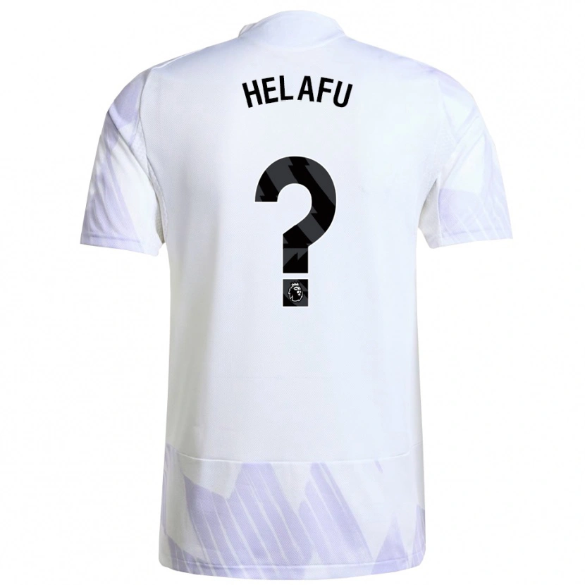 DanxenキッズYuel Helafu#0ホワイト パープル パープルアウェイシャツ2025/26ジャージーユニフォーム