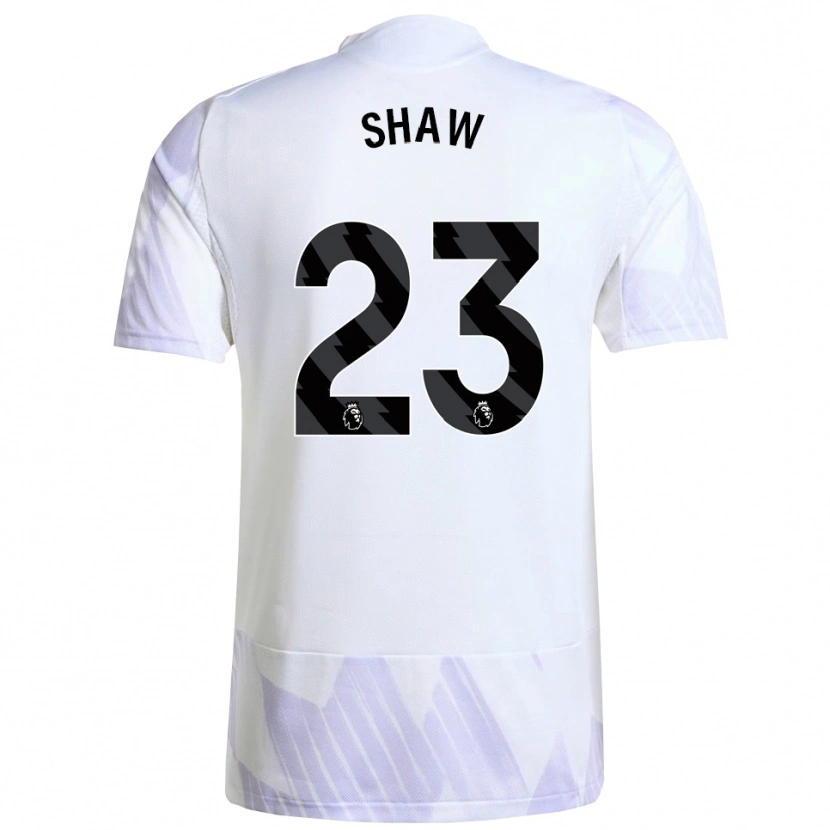 Danxenキッズルーク・ショー#23ホワイト パープル パープルアウェイシャツ2025/26ジャージーユニフォーム