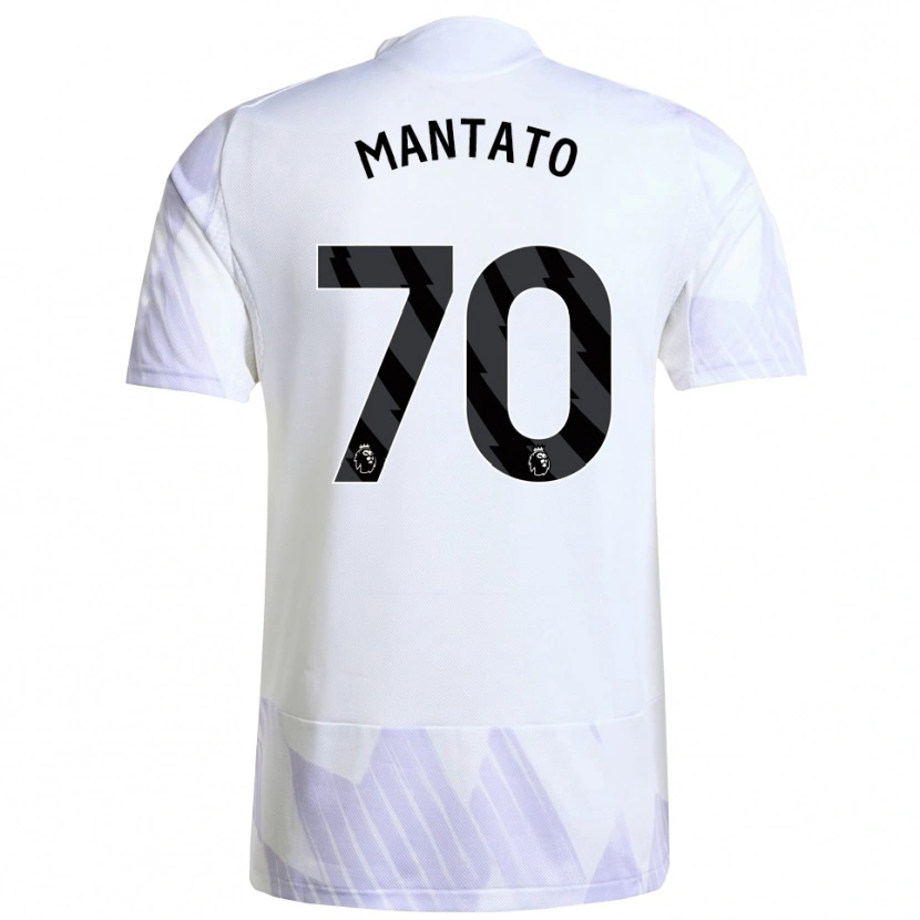 DanxenキッズBendito Mantato#70ホワイト パープル パープルアウェイシャツ2025/26ジャージーユニフォーム