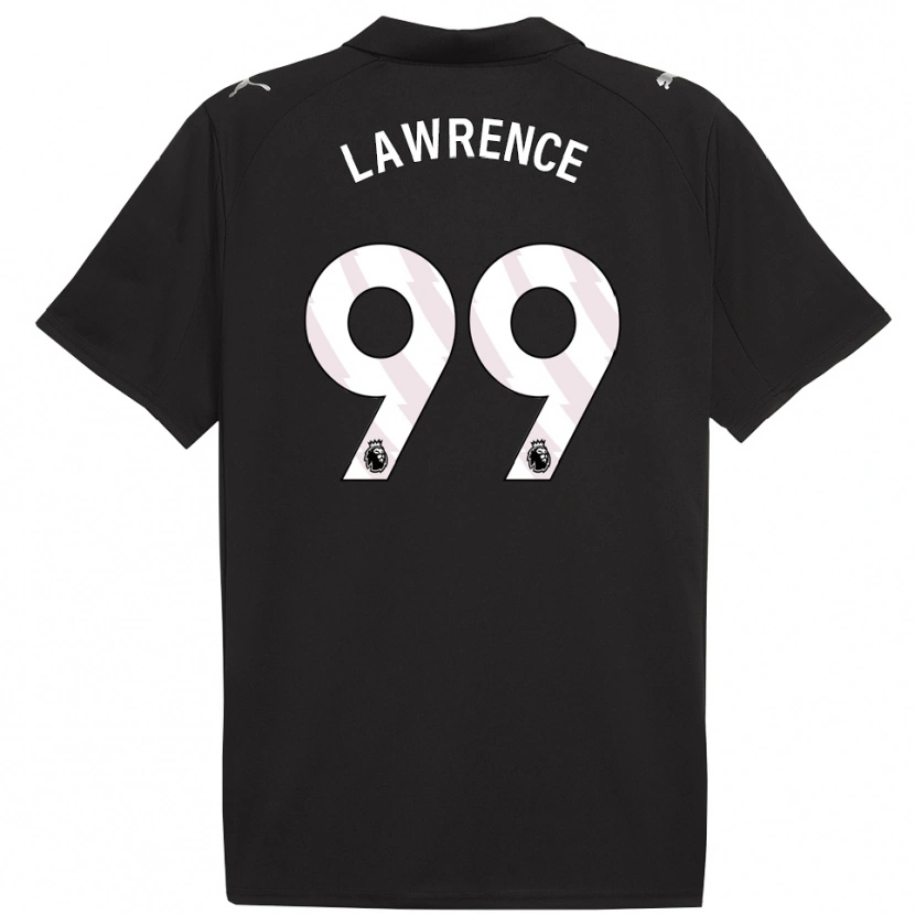 Danxenキッズエミリオ・ローレンス#99ブラック ホワイトアウェイシャツ2025/26ジャージーユニフォーム