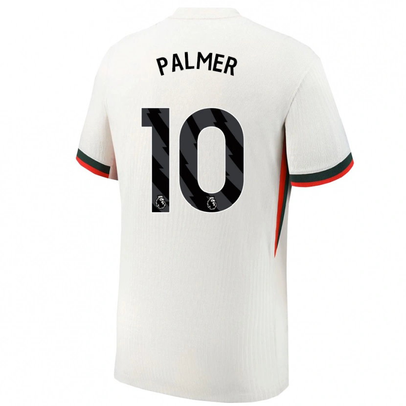 Danxenキッズコール・パルマー#10ホワイト グリーンアウェイシャツ2025/26ジャージーユニフォーム