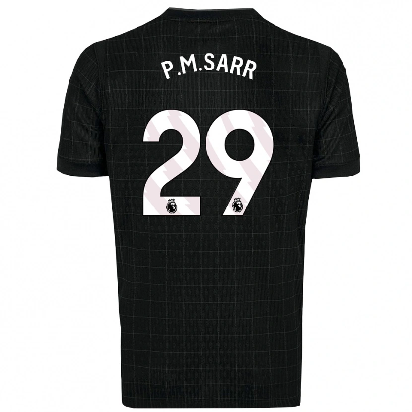 Danxenキッズパペ・マタル・サー#29ブラック グレーアウェイシャツ2025/26ジャージーユニフォーム