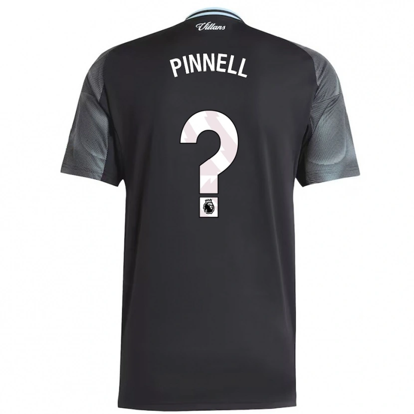 DanxenキッズHarry Pinnell#0ブラック スカイブルーアウェイシャツ2025/26ジャージーユニフォーム